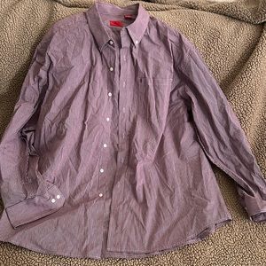NWOT Izod button down striped shirt 2xl